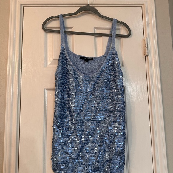 Boston Proper Tops - Boston Proper Sparkling Blue Camisole